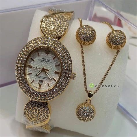 boucle d'oreille rolex